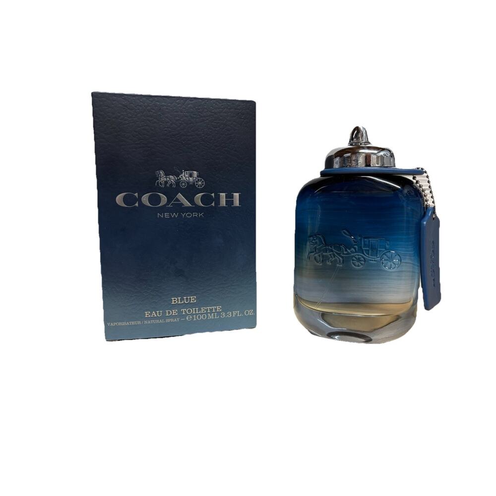 Coach New York Blue by Coach EDT Spray for Men 3.3oz New Sealed Box